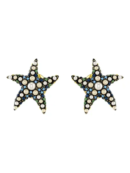 Kolczyki Swarovski żółte