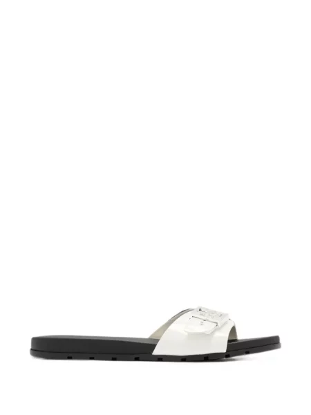 Sandale Tory Burch cu autograf alb