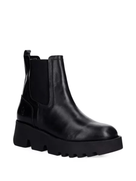Botine chelsea Fly London chunky negru
