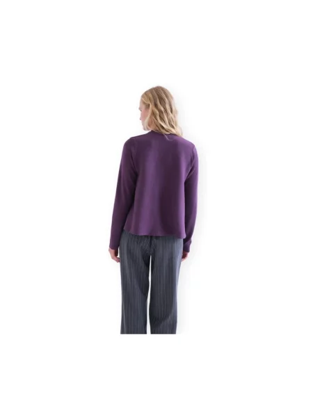 Pulover Compania Fantastica tricotate violet