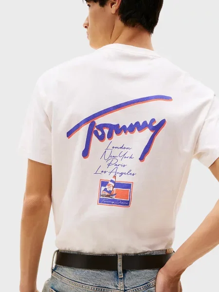 Футболка Tommy Jeans біла