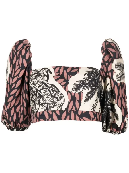 Bluză Johanna Ortiz cu imagine negru