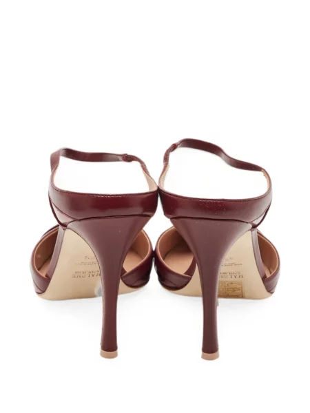 Papuci tip mules Malone Souliers din piele roșu