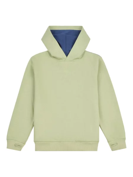 Bluza z kapturem dziecięca New Balance zielona