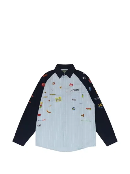 Cămașă de blugi Denim Tears cu dungi albastru