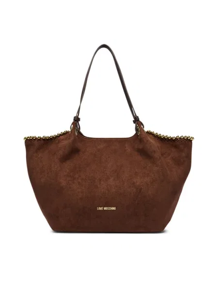 LOVE MOSCHINO Дамска чанта кафяв