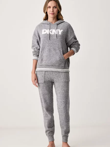 DKNY dvoudílné pyžamo šedé