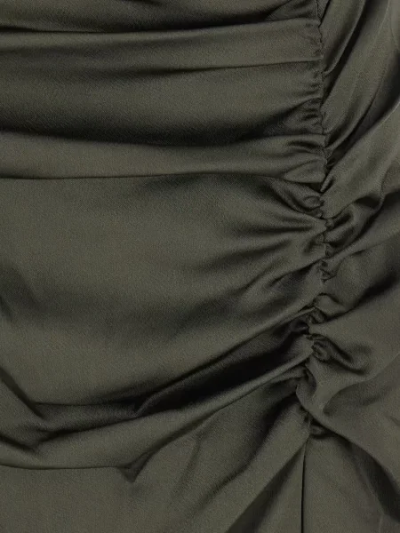 Rochie midi Simkhai cu volane drapată verde