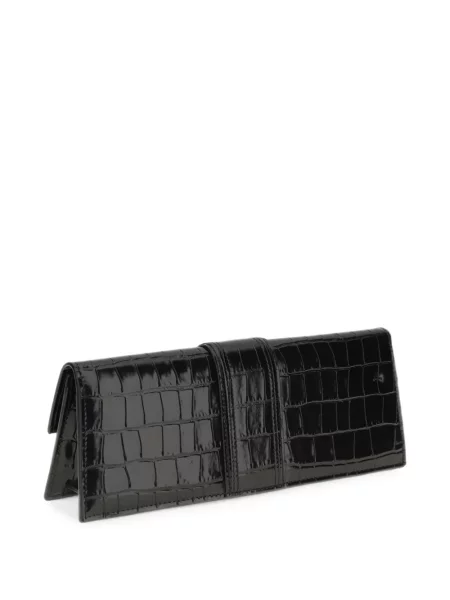 Geantă plic Jacquemus din piele negru