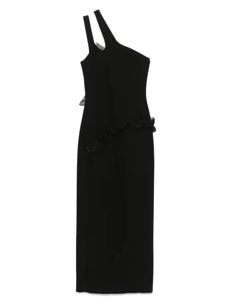 Rochie midi Nensi Dojaka până la genunchi de costum negru