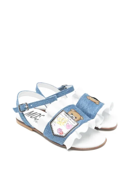 Sandały dziecięce Moschino niebieskie