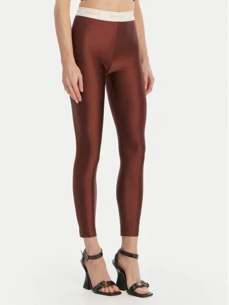 Just Cavalli Κολάν Skinny Fit καφέ