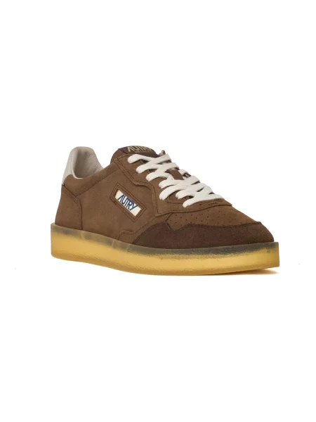 Sneakersy Autry brązowe