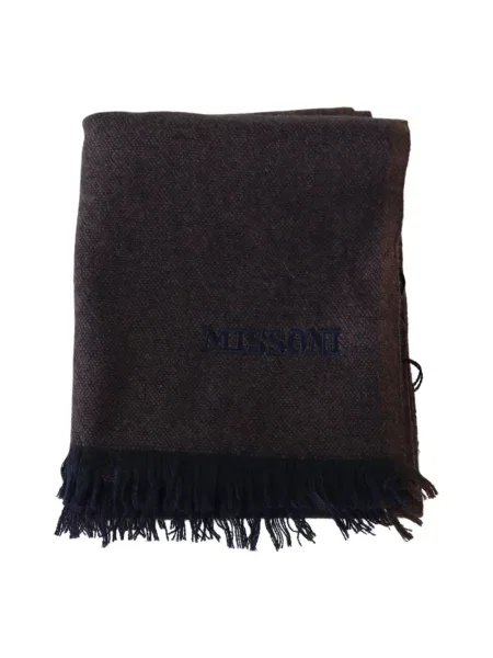 Szal Missoni elegancka brązowa