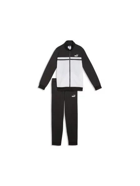Młodzieżowy dres Colourblocked PUMA biały