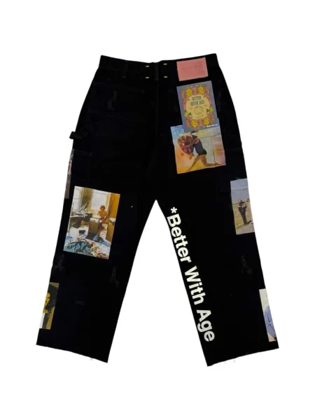 Pantaloni Better With Age negru
