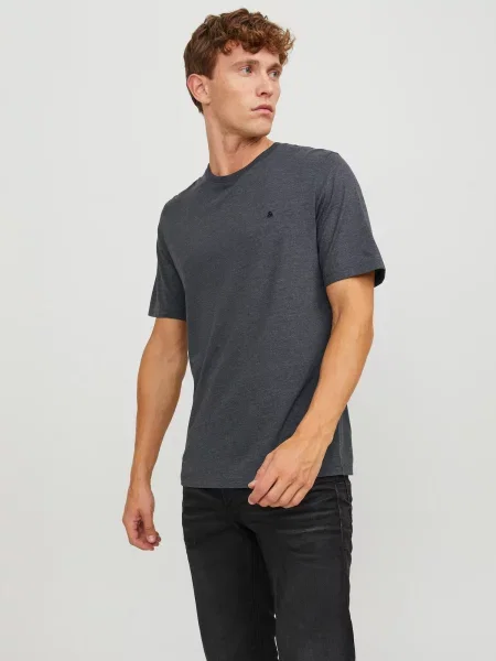 JACK & JONES Majica PAULOS temno siva