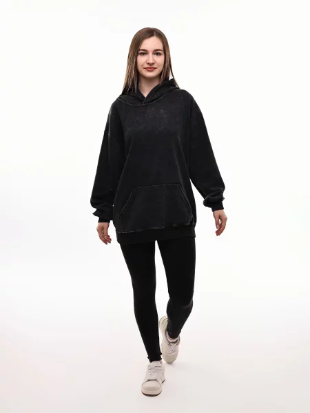 Спортивний костюм LUMO віскоза/поліестер чорний