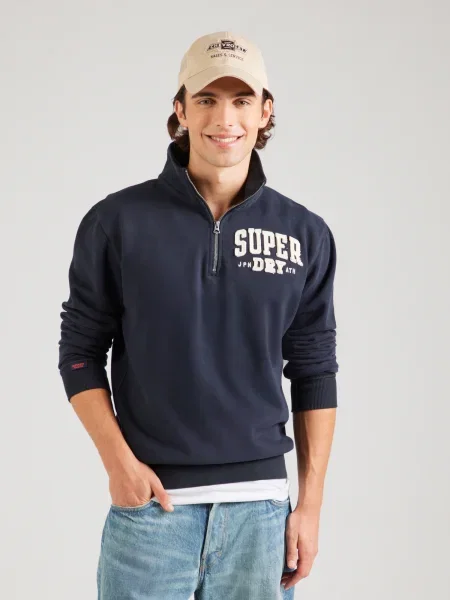 Palton Superdry albastru