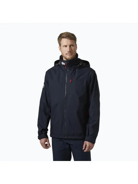 Geacă de navigație pentru bărbați Helly Hansen Crew Hooded navy albastru închis