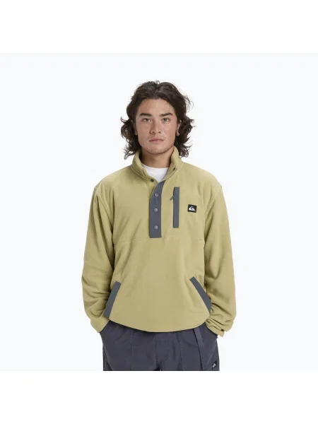 Мъжки суитшърт за сноуборд Quiksilver No Destinantion Half Snaps sponge бежово