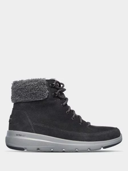 Черевики Skechers Glacial Ultra Woodlands шкіра/штучна шкіра/текстиль сірий