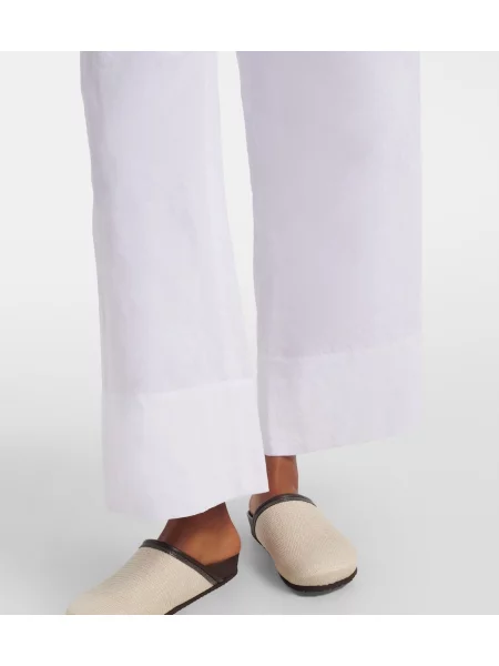 Pantaloni Brunello Cucinelli de in alb