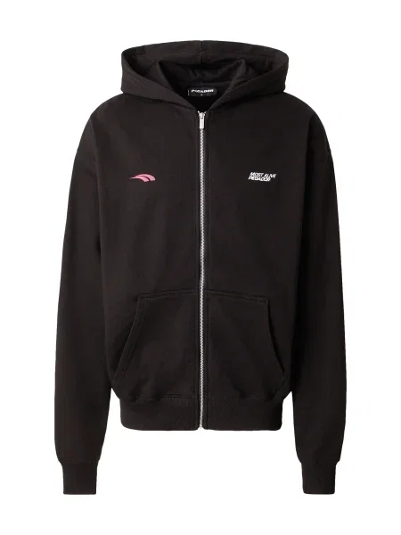 Pegador Tepláková bunda Clayton fialová / ružová / čierna biela