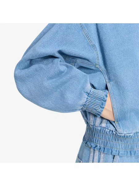 Яке adidas Stadium Washed Denim Loose Fit Jacket Crystal Sky S