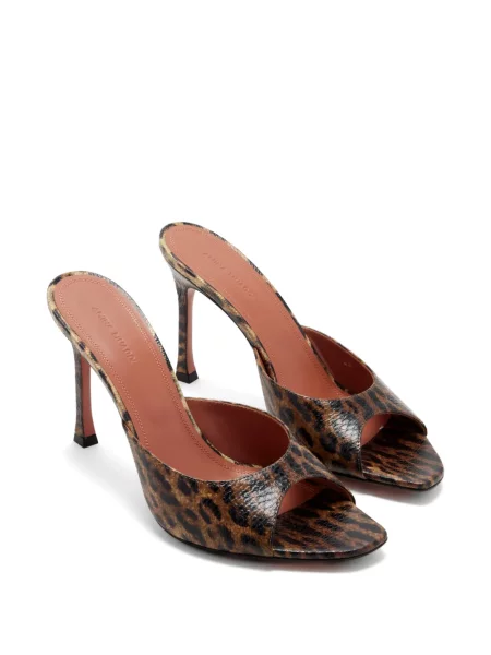 Papuci tip mules Amina Muaddi negru