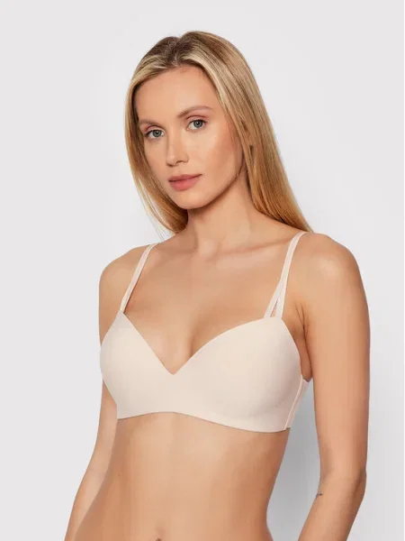 Calvin Klein Underwear Sutien Seductive Comfort deschis bej