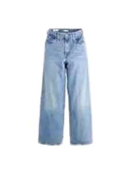 Szerokie jeansy Levi's niebieskie