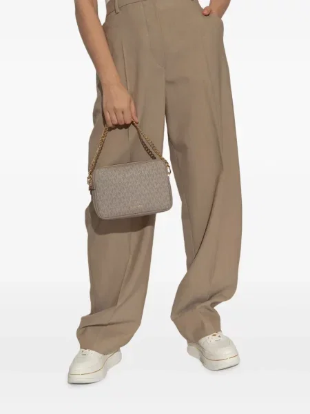 Sneakerși Michael Michael Kors din piele maro