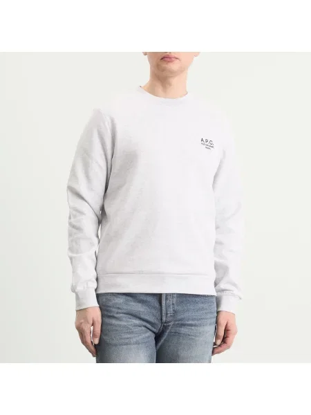 A.P.C. bluza standard rue madame GOTS z aplikacją szary