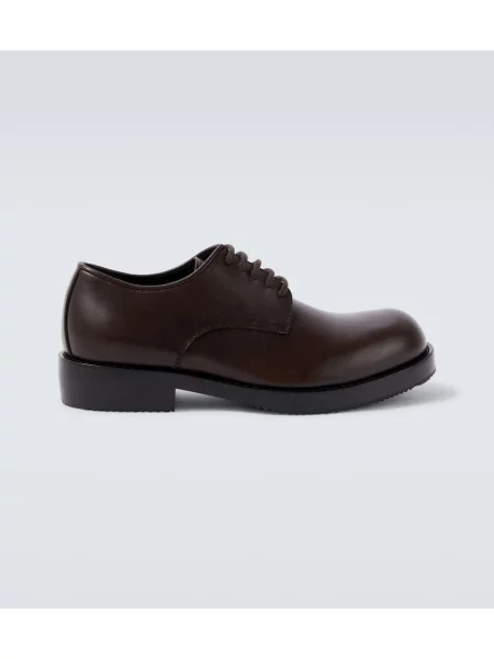 Oxford Dries Van Noten din piele maro