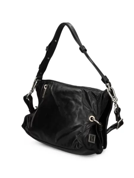 Geantă shopper A.s.98 din piele negru