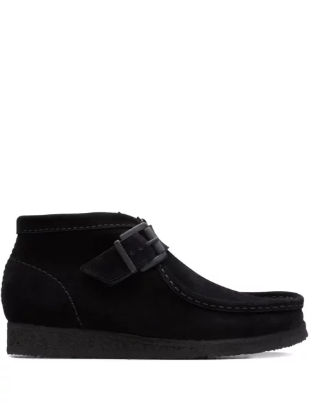 Botine Clarks Originals cu cataramă negru