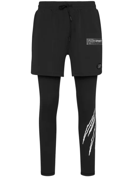 Leggings Plein Sport cu imagine negru