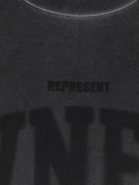 Hanorac Represent cu imagine negru