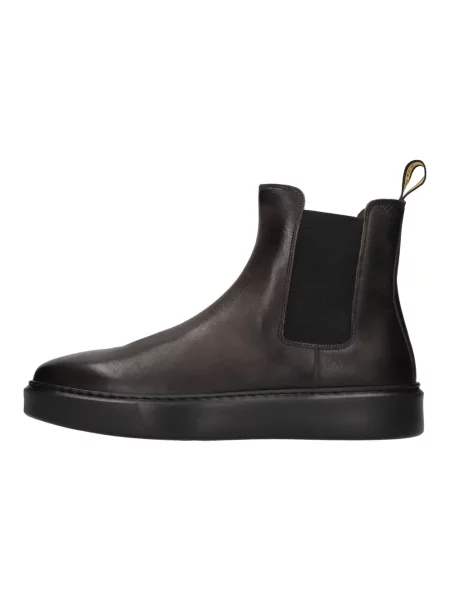 Buty do kostki Doucal's skórzane brązowe