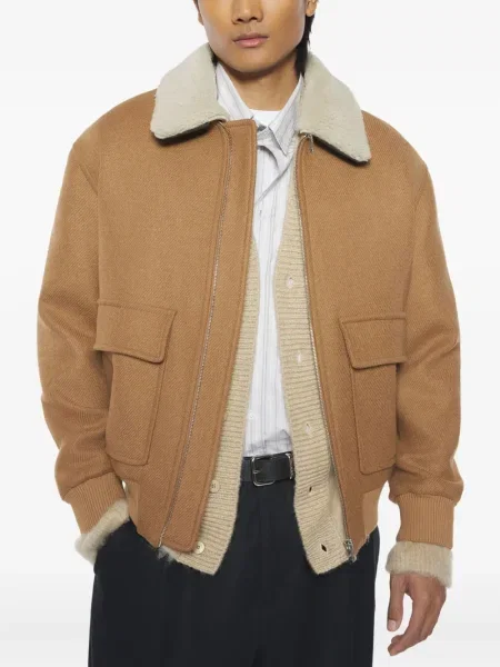 Geacă Maison Kitsune maro