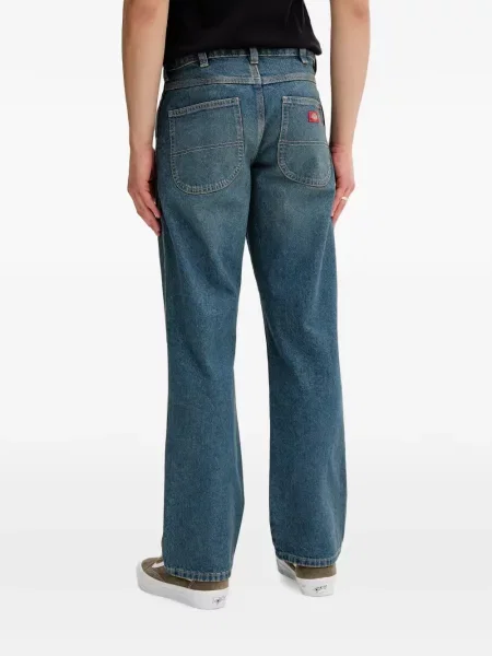 Blugi drepți Dickies albastru