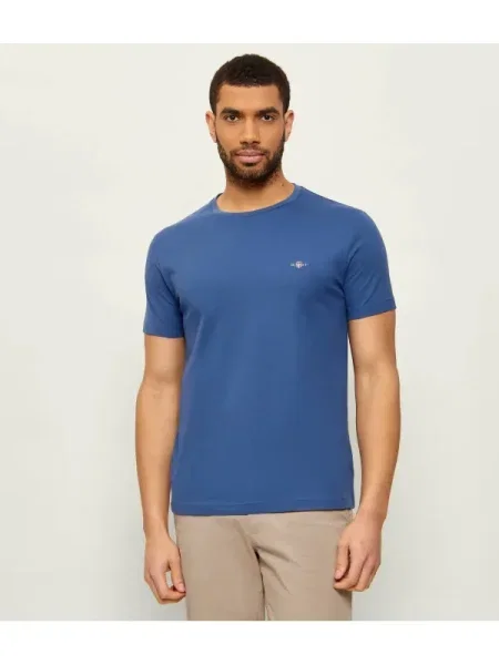 Gant Tricou | pique albastru