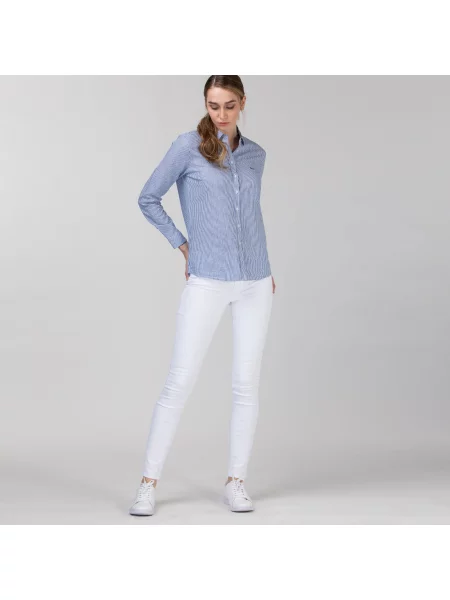 Lacoste Luźne Spodnie biały