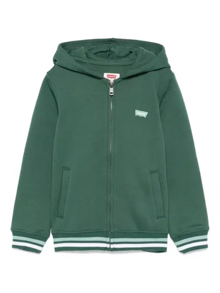 Bluza z kapturem dziecięca Levi's zielona