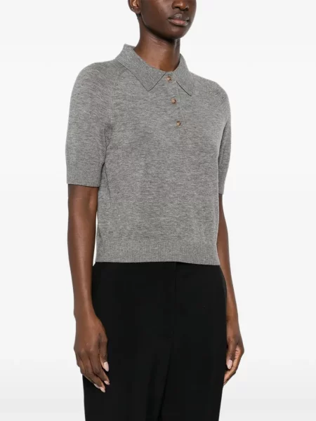 Polo Victoria Beckham tricotate gri