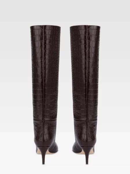 Botine Paris Texas din piele maro
