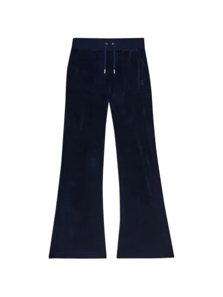 Pantaloni Juicy Couture cu talie joasă alergare albastru