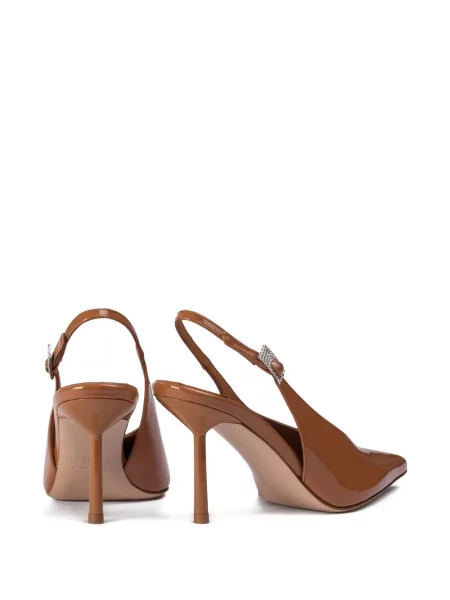 Pantofi cu toc Le Silla slingback maro