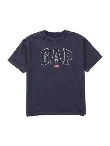 GAP Tricou BRANNAN albastru marin / albastru noapte / roșu alb